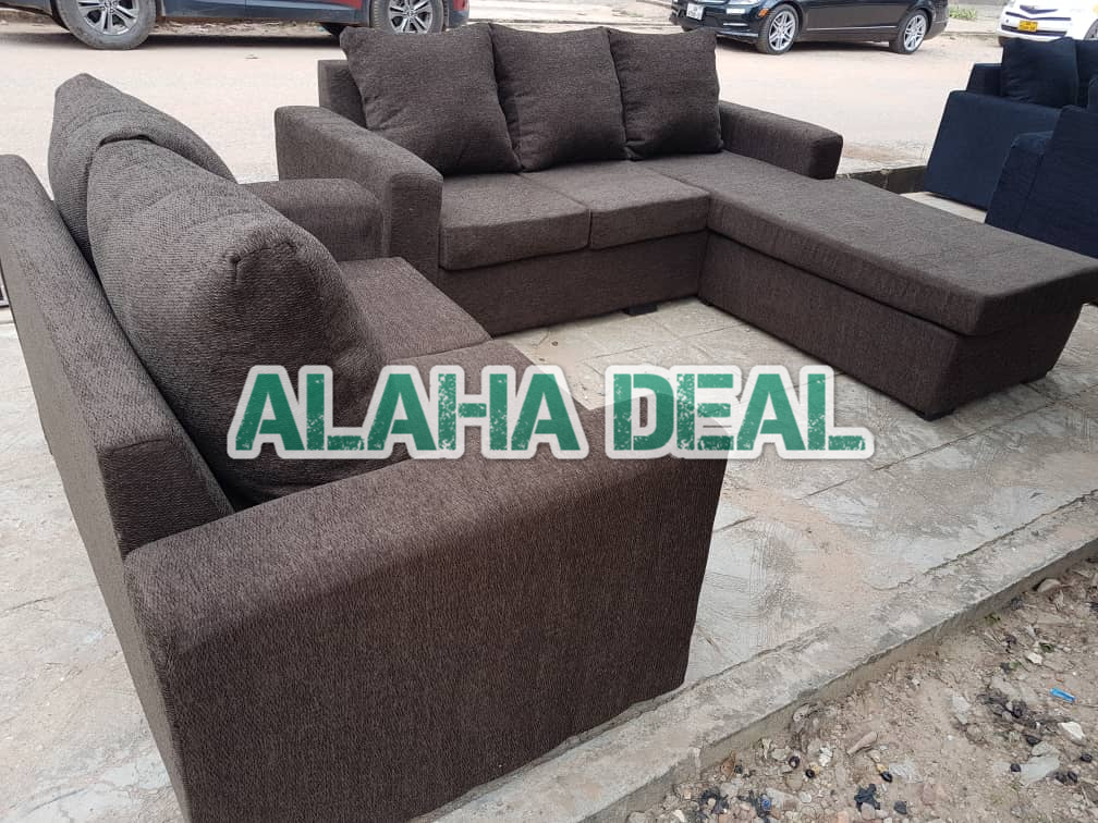 New L shape Plus 2 in 1 And table Sofa- Accra