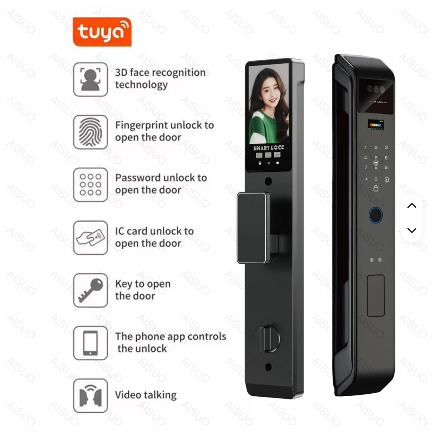 High Quality Smart locks For doors with finger pri...